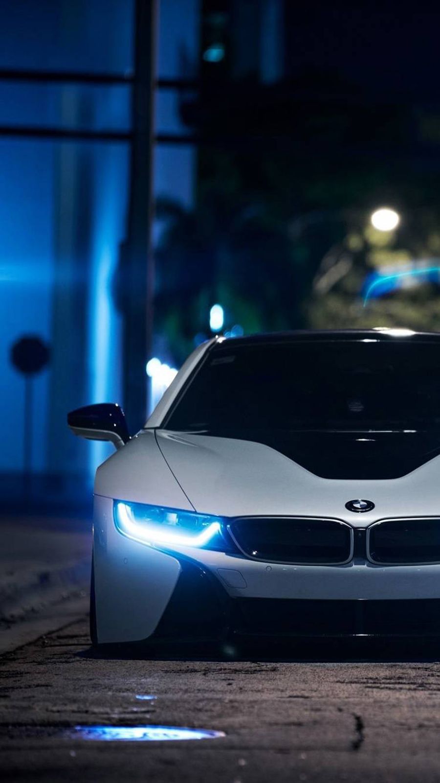 BMW i8 notturna, 900x1600 Verticale, OnePlus