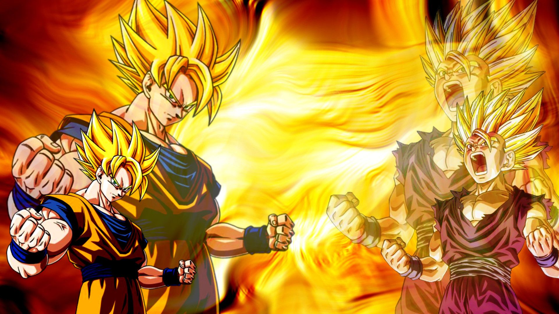 Goku e Gohan Super Saiyan, 1920x1080 1080p, Laptop