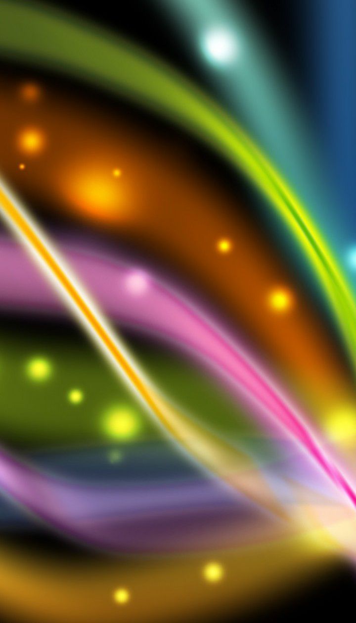 Linee astratte colorate luminose, 720x1258 Full HD Verticale, Smartphone