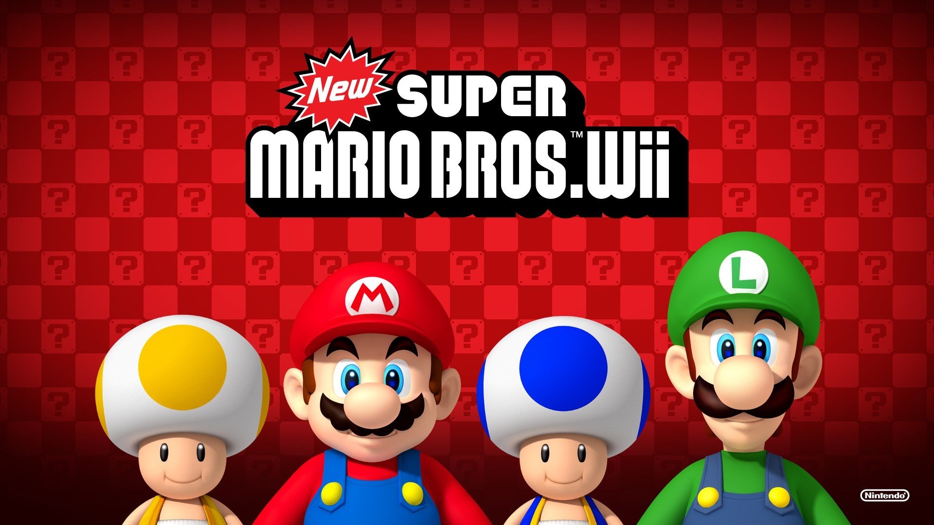 New Super Mario Bros Wii personaggi, 1920x1080 Full HD, PC Desktop