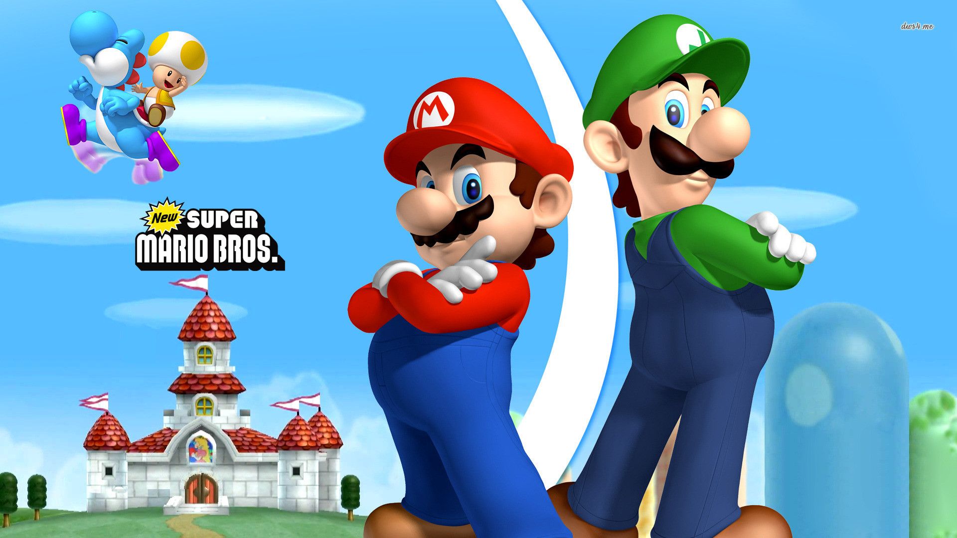 Mario e Luigi, New Super Mario Bros, platform, 1920x1080 1080p, Desktop