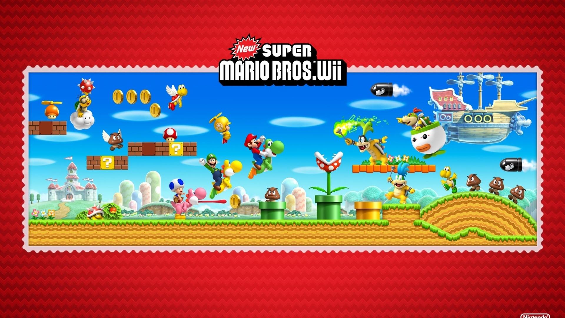New Super Mario Bros Wii, 1920x1080 1080p, Desktop