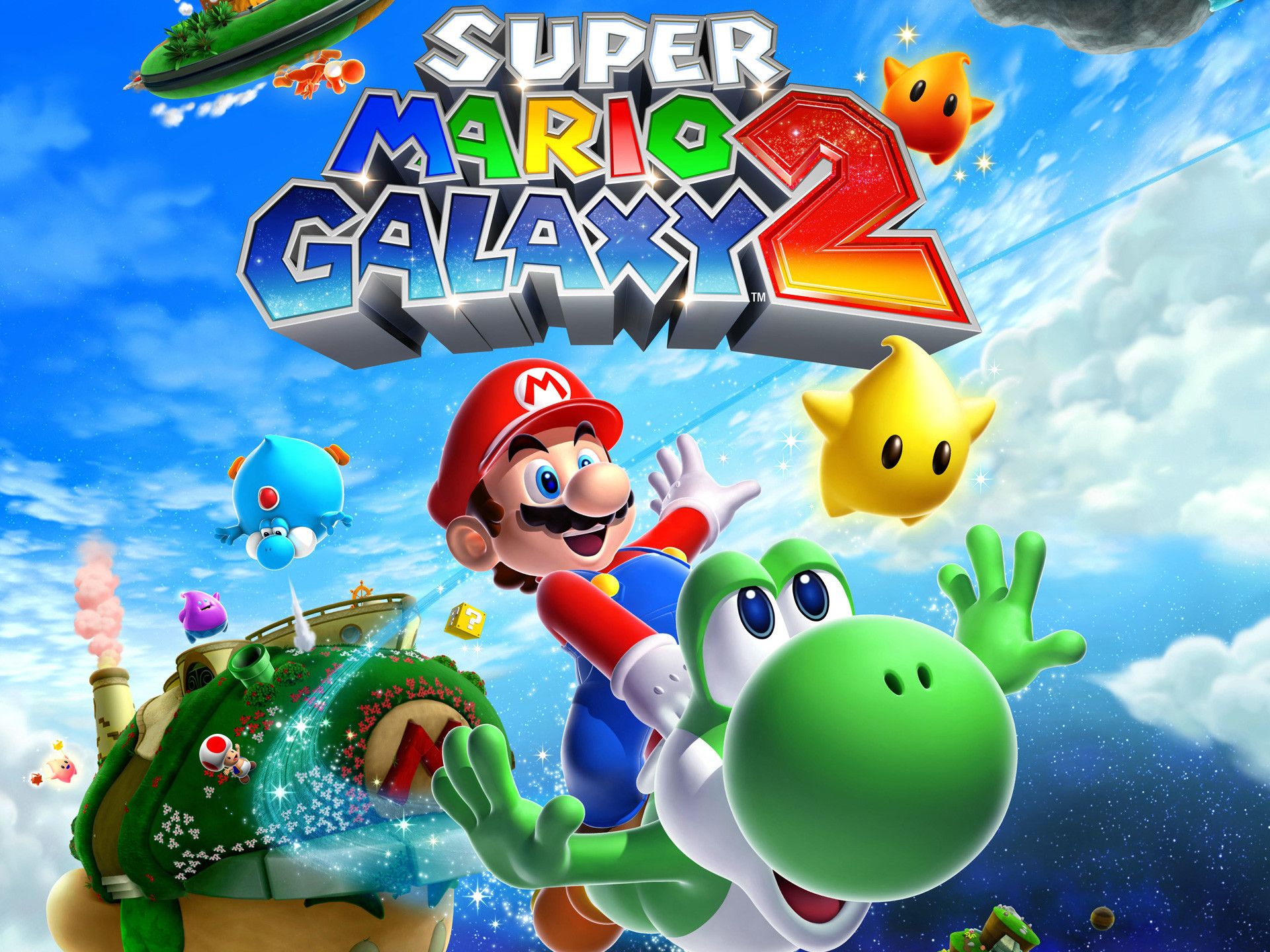 Super Mario Galaxy 2 con Yoshi, 1920x1440 WUXGA, PC