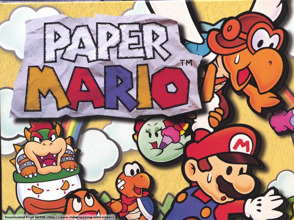 Paper Mario personaggi Nintendo, 1024x768 HD, PC