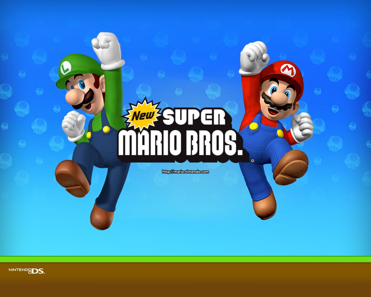 Mario e Luigi, New Super Mario Bros, 1280x1024 HD, Desktop