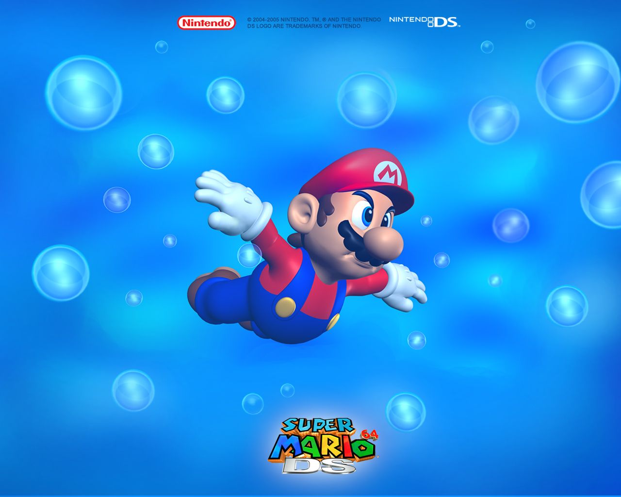 Mario che vola tra bolle, 1280x1024 HD, Notebook Gaming
