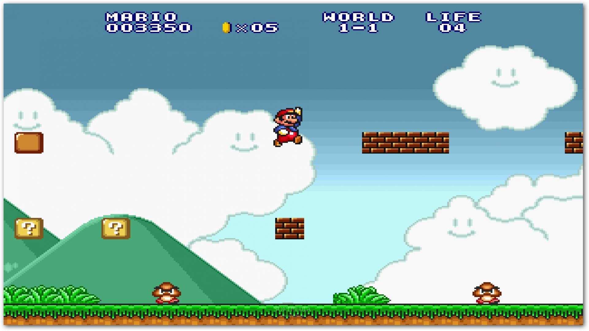 Super Mario Bros gameplay retro, 1920x1080 1080p, Monitor Gaming
