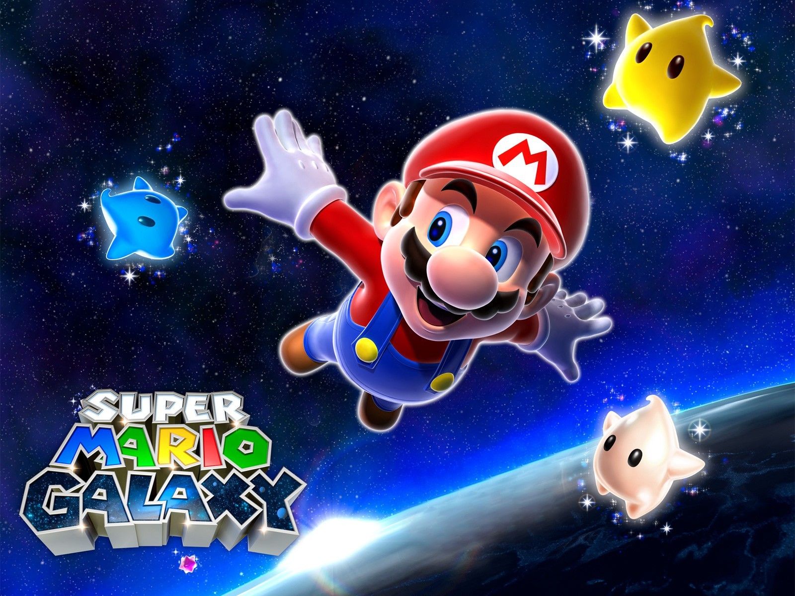 Mario nello spazio, Super Mario Galaxy, 1600x1200 900p, PC