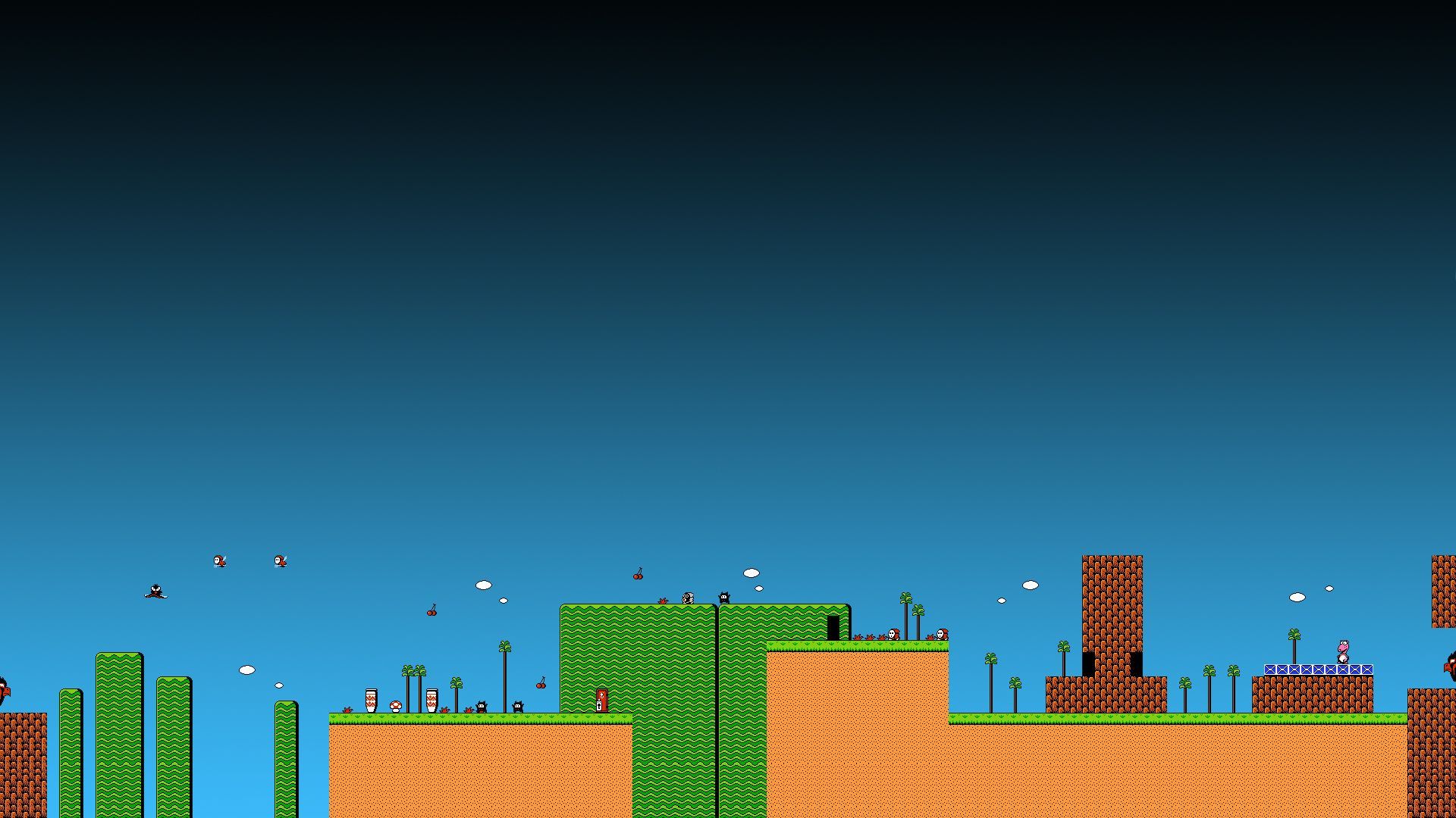 Livello Super Mario Bros pixel art, 1920x1080 Full HD 1080p, Monitor Gaming