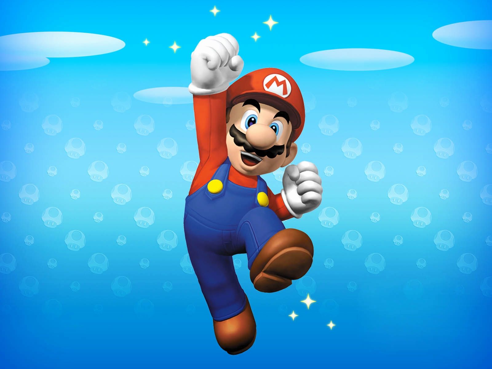 Mario che salta felice, 1600x1200 HD, PC