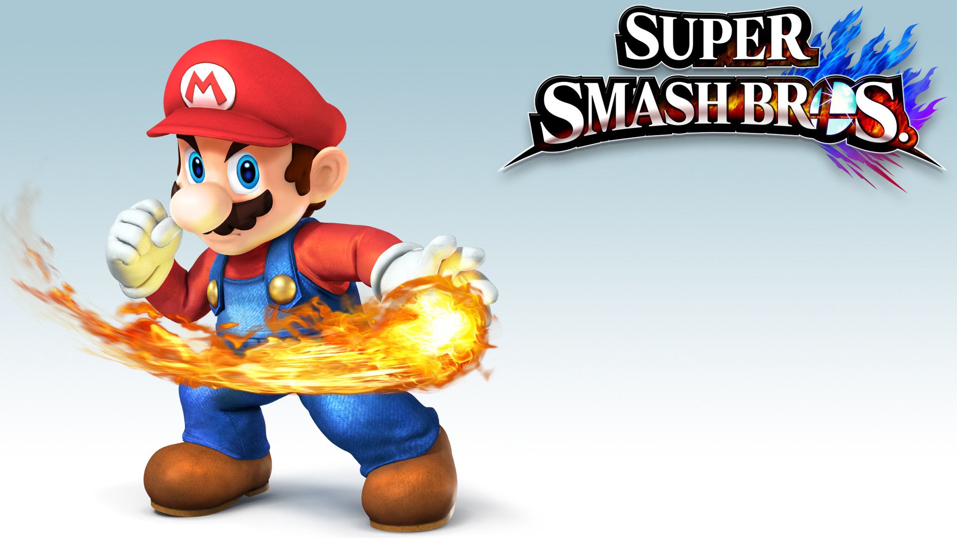 Mario con palla di fuoco, 1920x1080 Full HD 1080p, PC