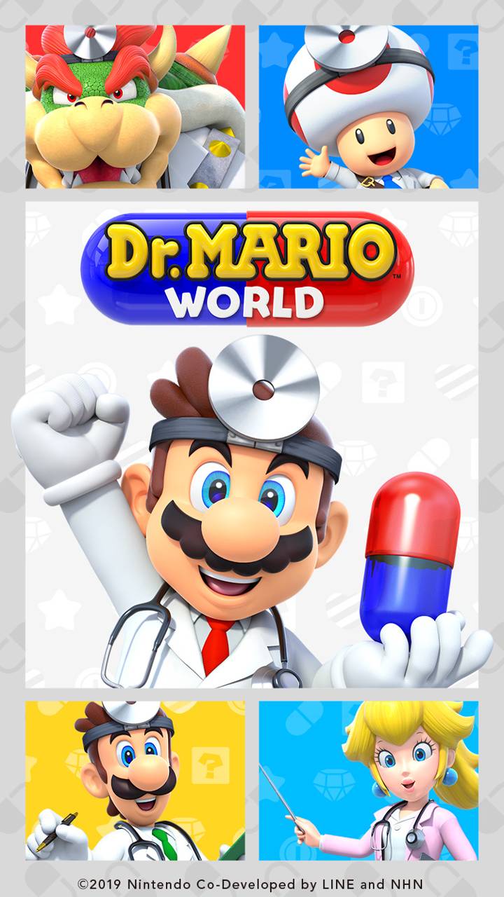 Dr. Mario World personaggi Nintendo, 720x1280 Full HD Verticale, Samsung Galaxy