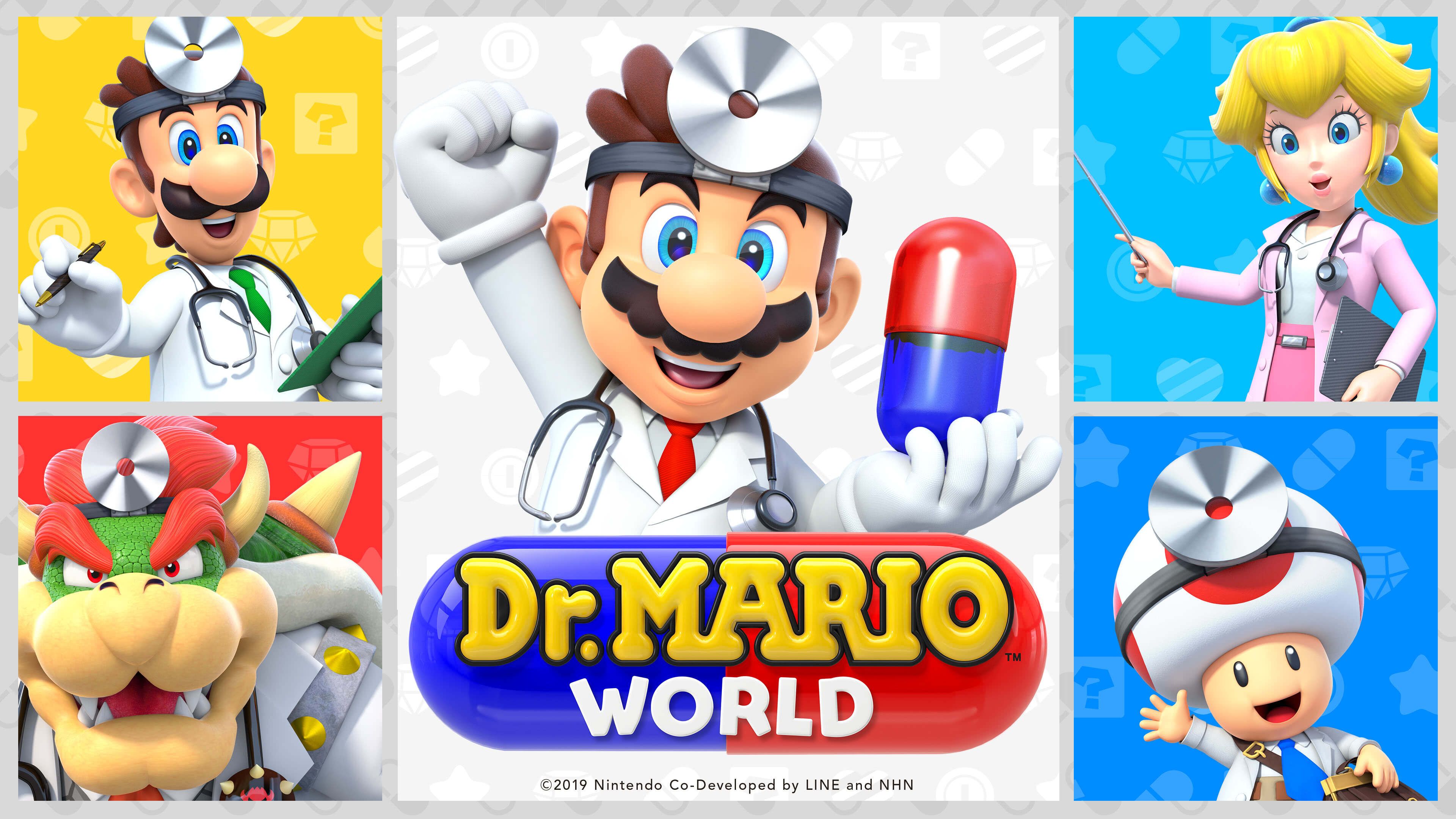 Dr. Mario World personaggi Nintendo, 3840x2160 Ultra HD, Monitor 4K