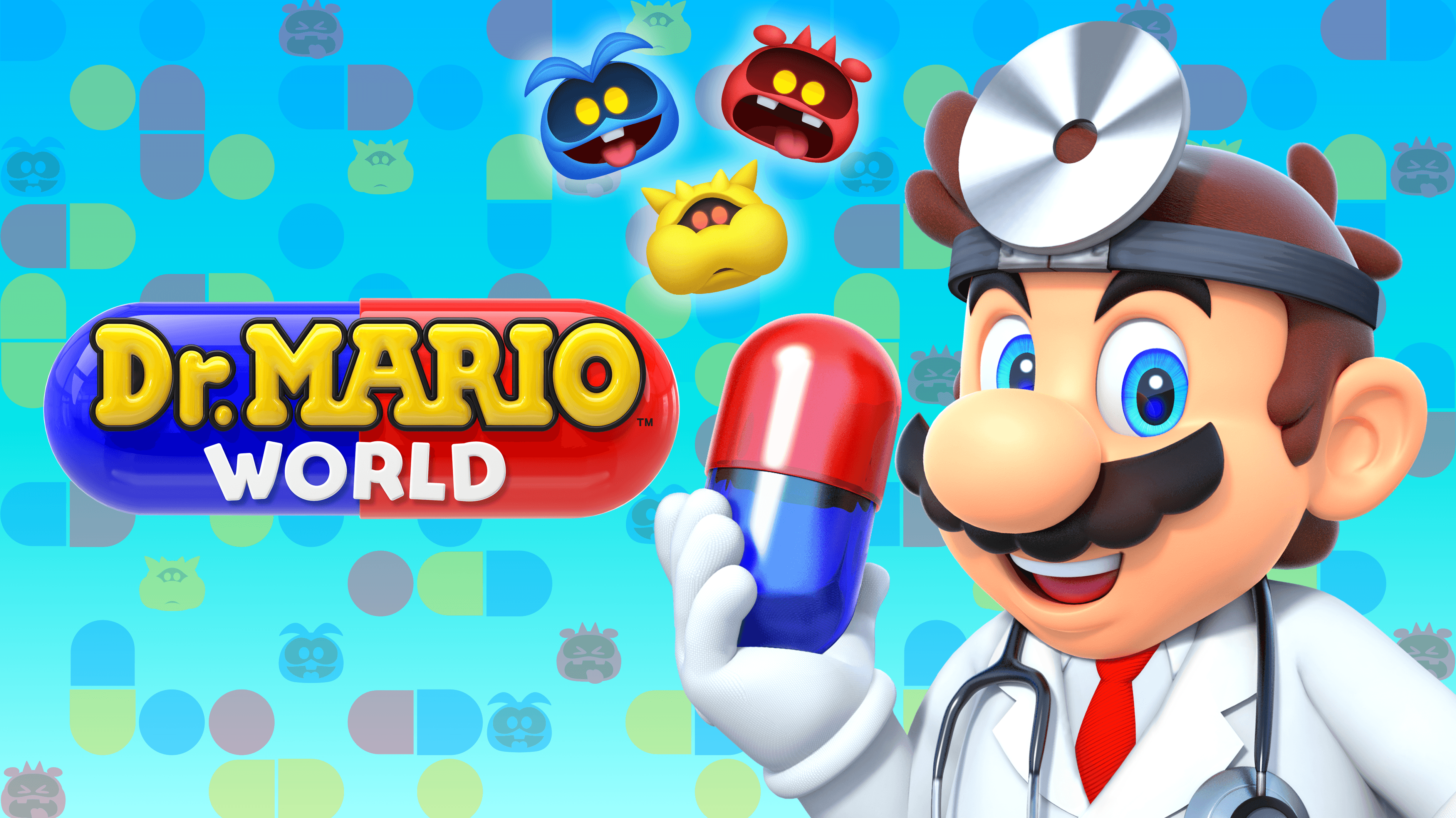 Dr. Mario World logo personaggi, idraulico, 3780x2126 2K, PC