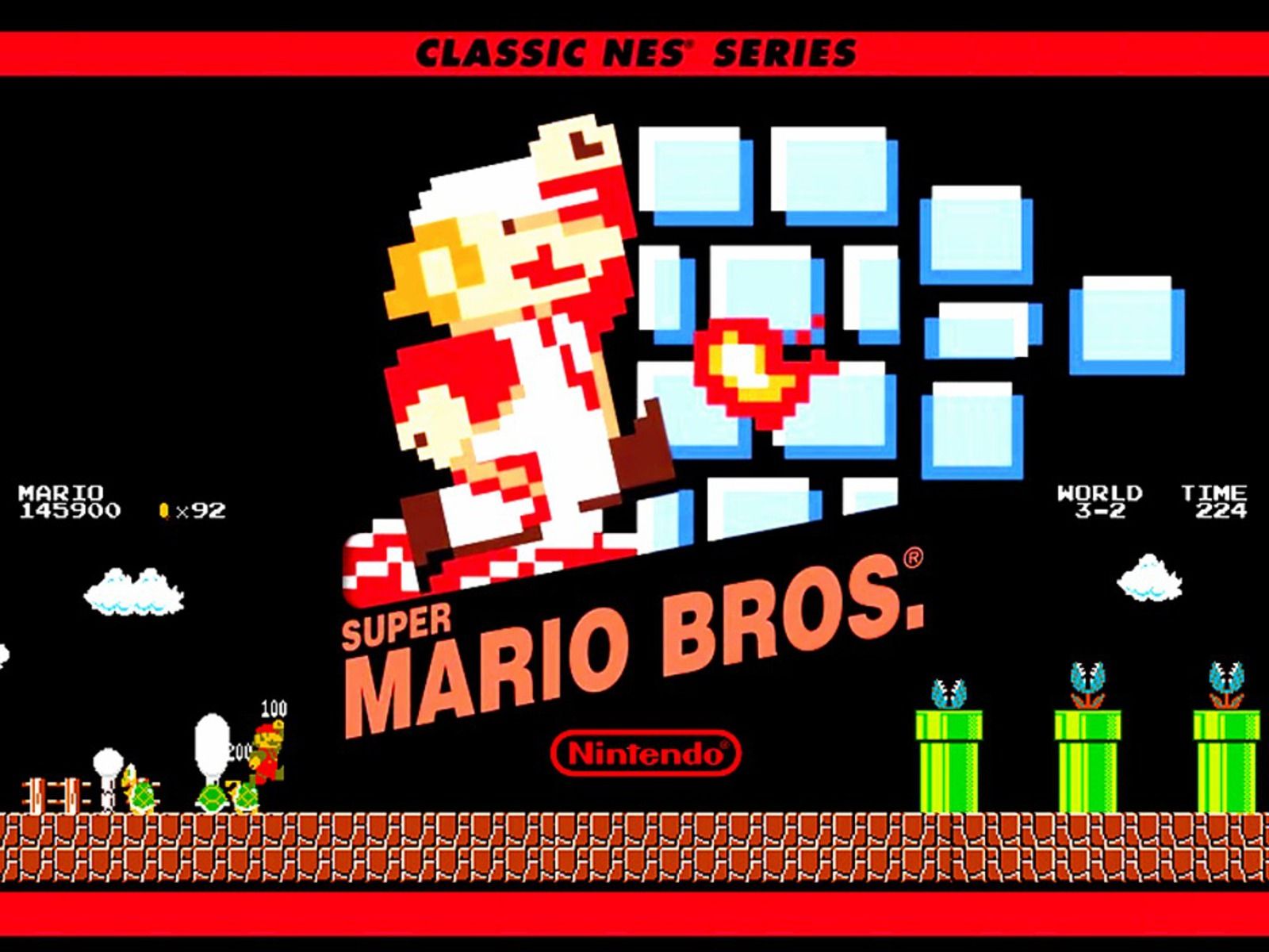 Super Mario Bros classic NES, 1600x1200 HD, Lenovo Legion