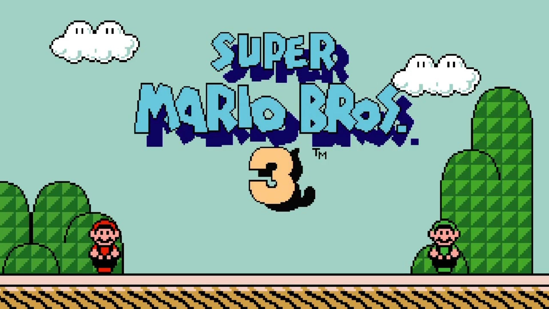 Super Mario Bros 3 schermata titolo, 1920x1080 1080p, Desktop