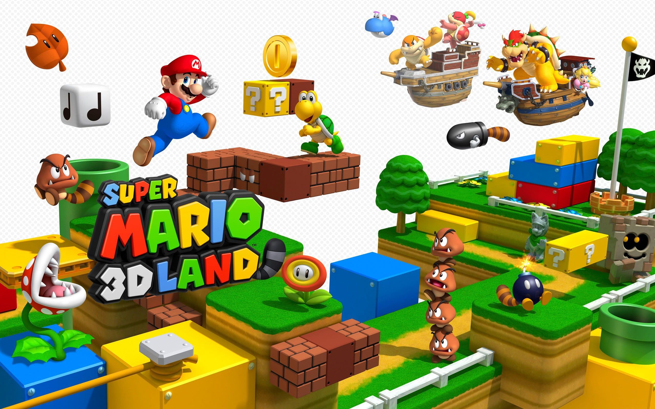 Super Mario 3D Land personaggi, 2560x1600 2K, Laptop