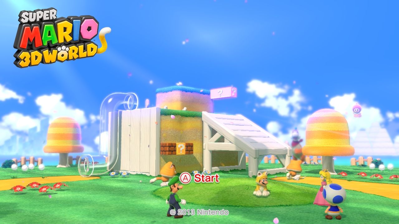 Super Mario 3D World schermata titolo, 1280x720 720p, Laptop