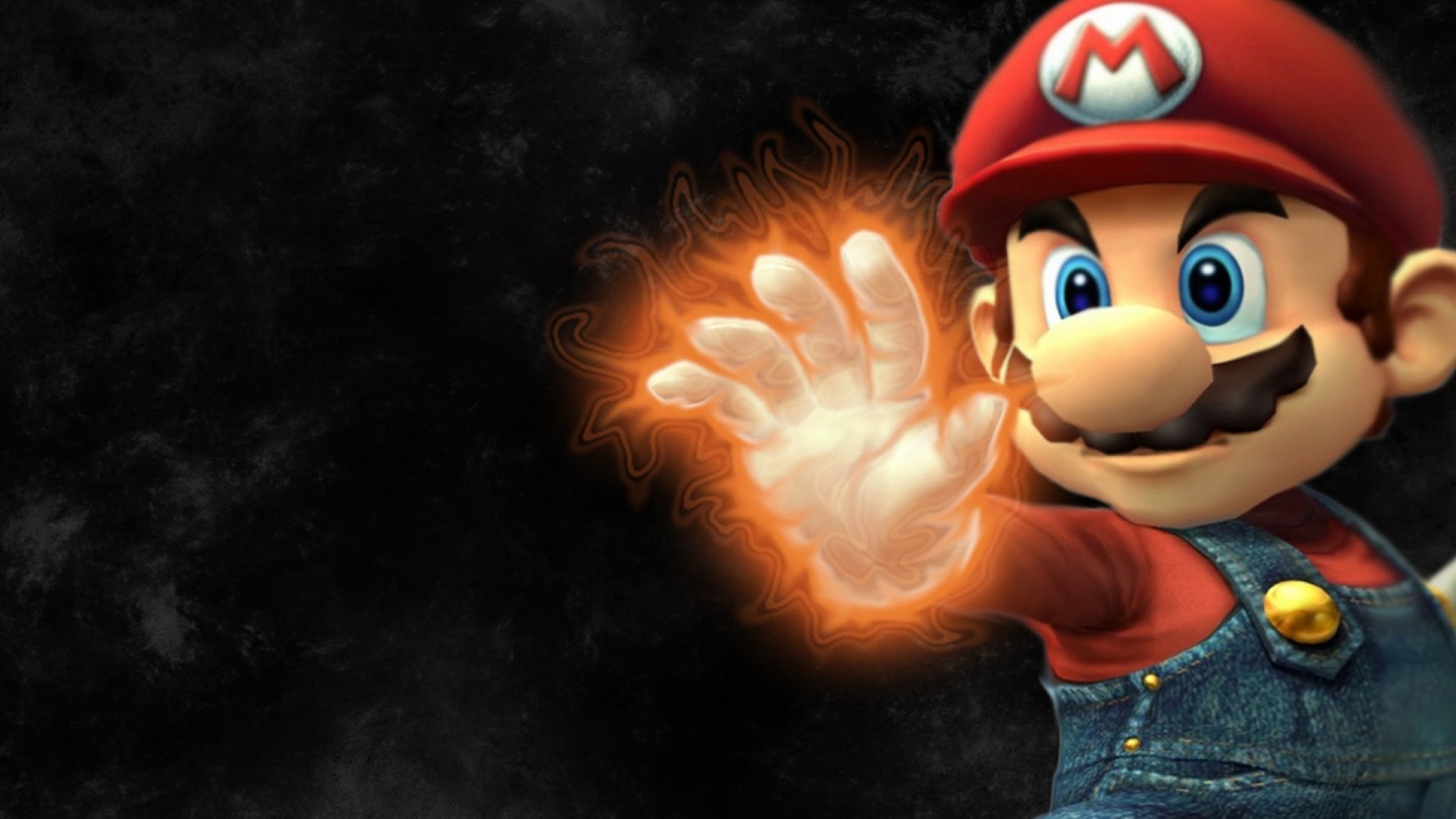 Mario con fiamma in mano, 1920x1080 Full HD, Laptop