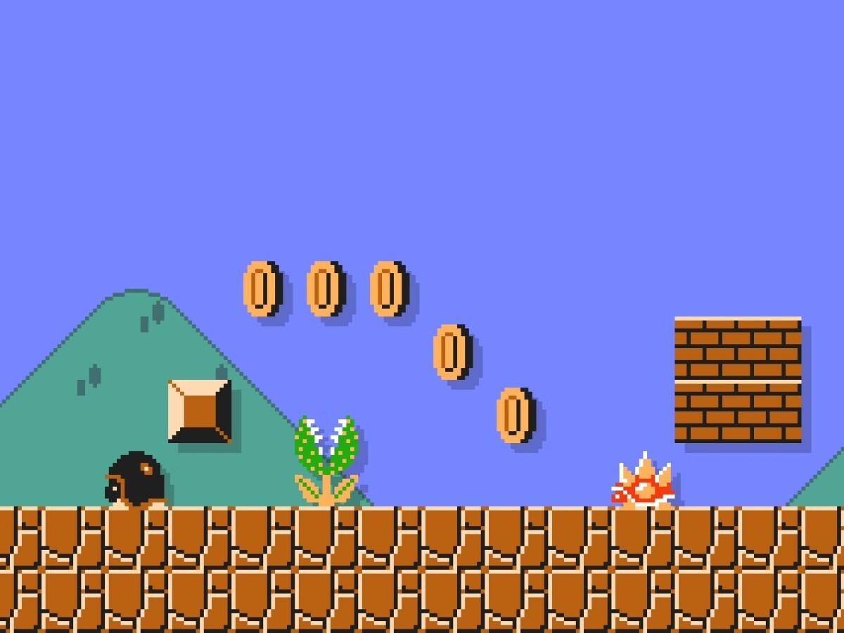 Super Mario Bros scena pixel, 1200x900 HD, PC