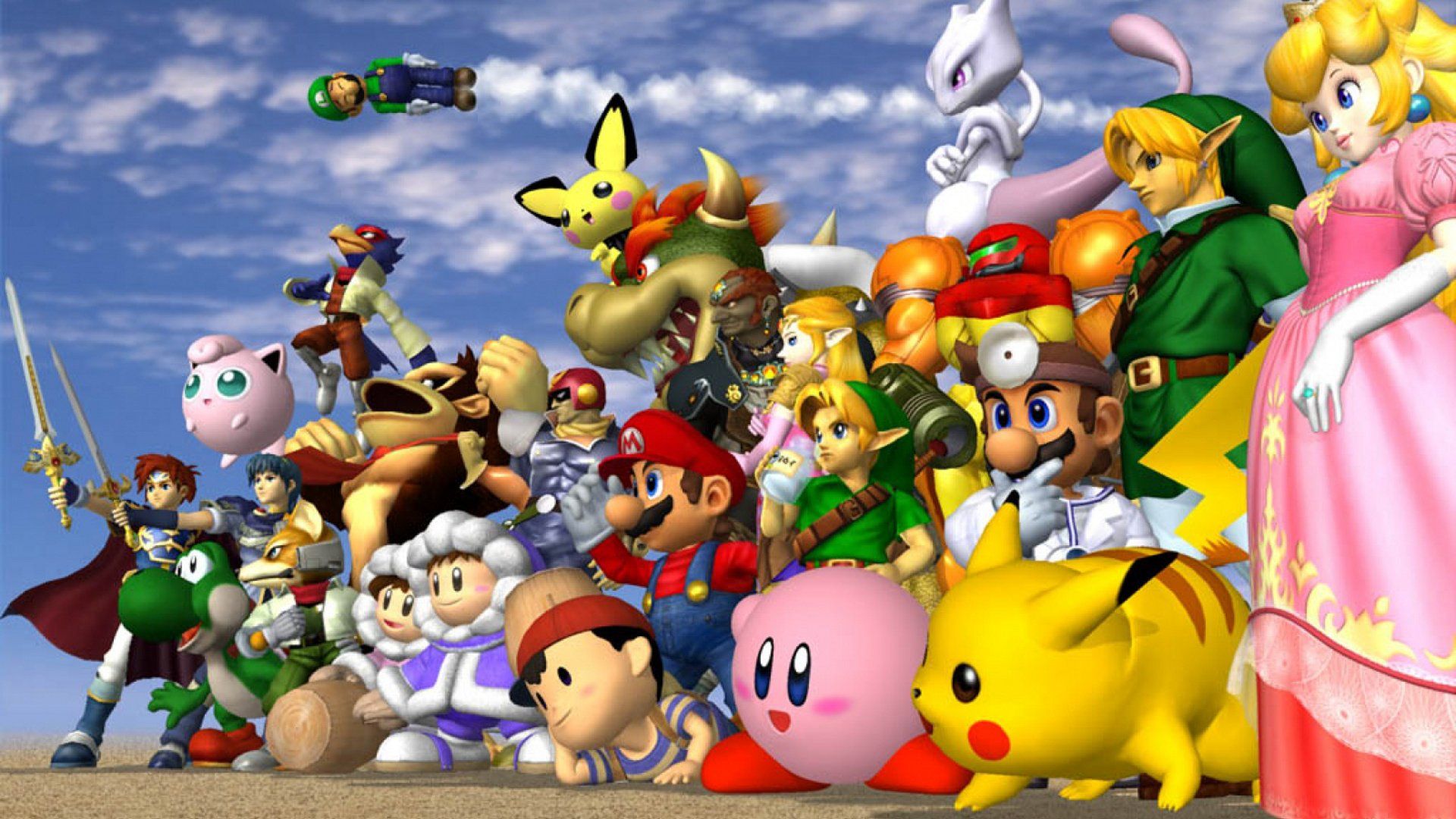 Personaggi Super Smash Bros N64, 1920x1080 Full HD, PC Desktop