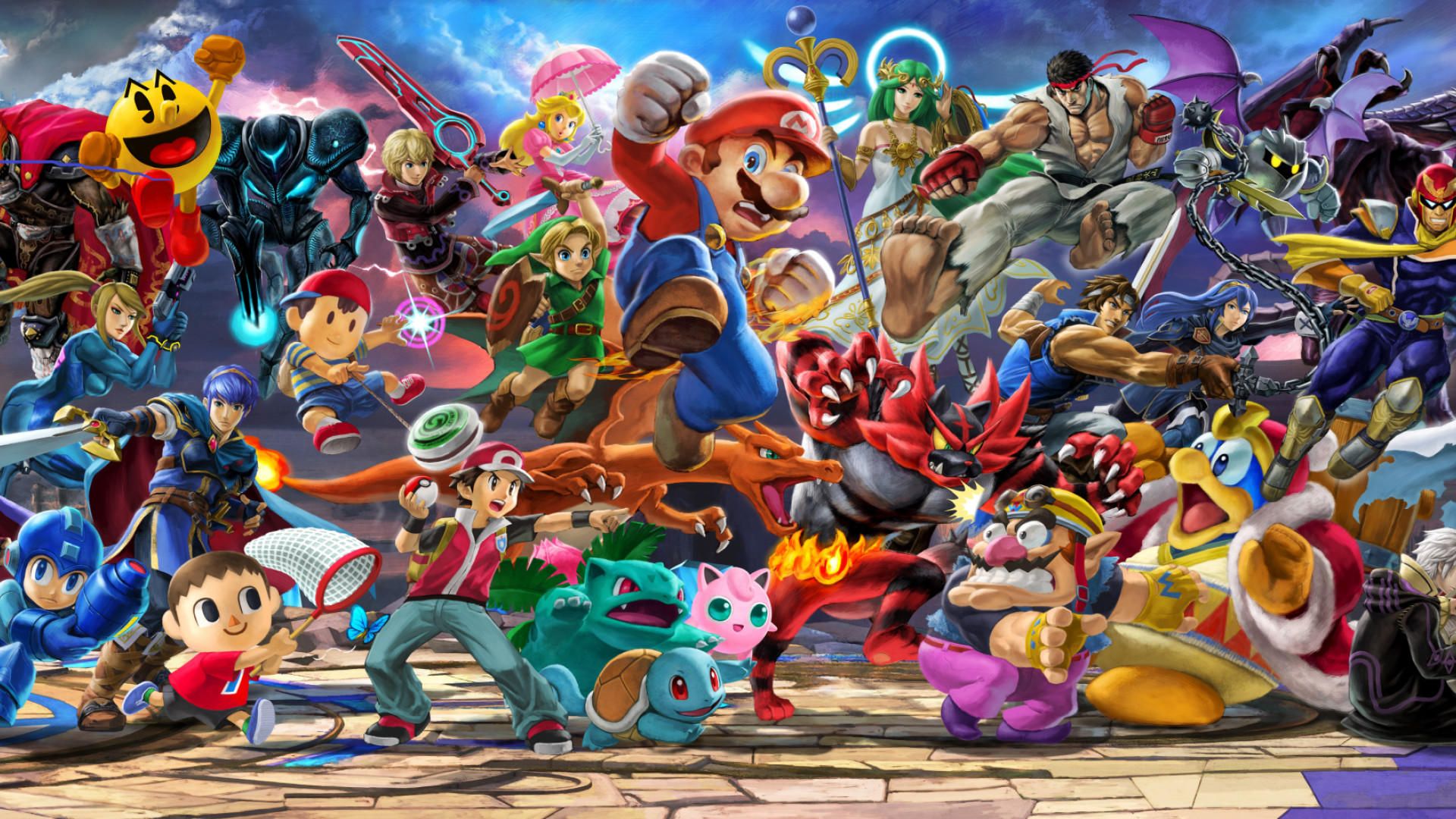 Personaggi Super Smash Bros collage, 1920x1080 Full HD 1080p, Desktop