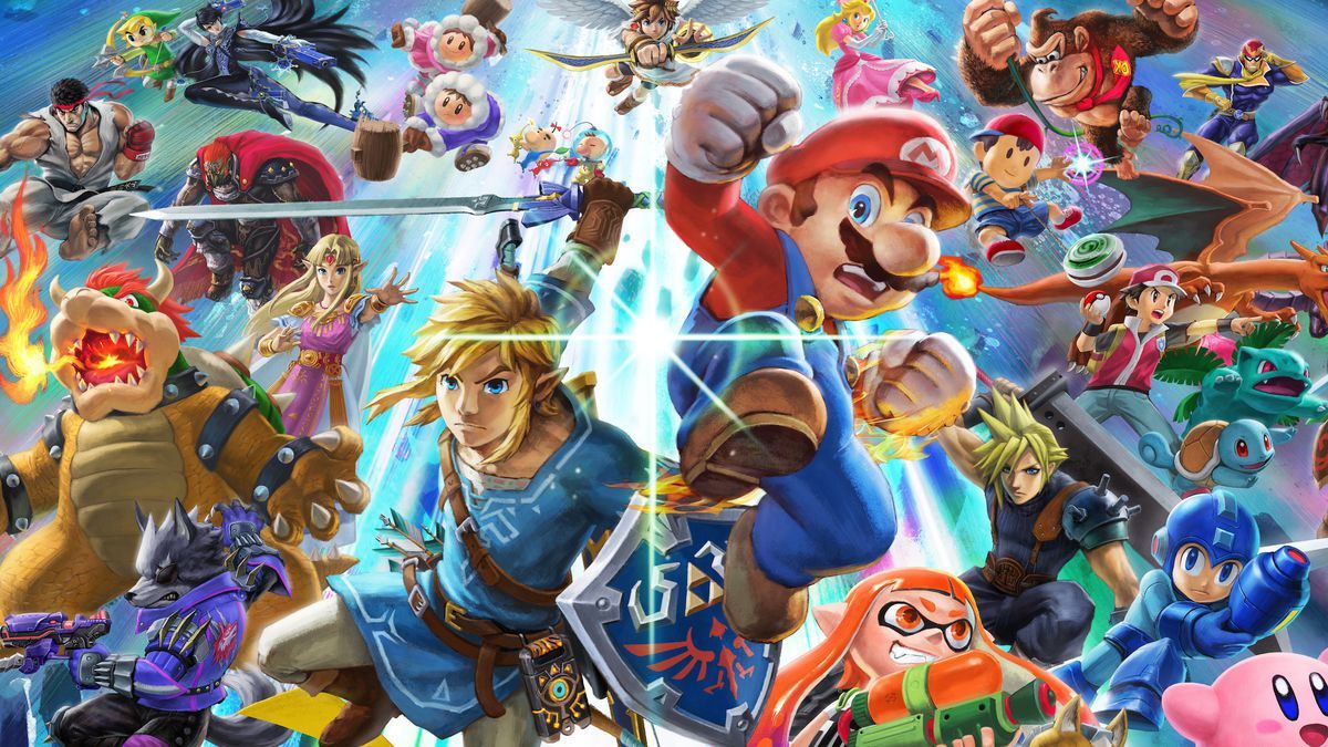 Personaggi Super Smash Bros Ultimate, picchiaduro, 1200x675 HD, Desktop