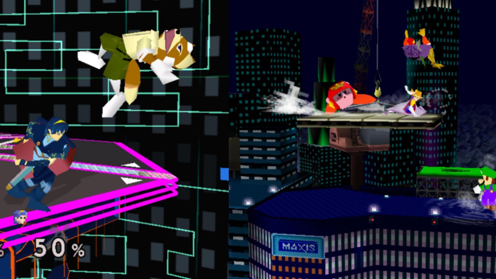 Super Smash Bros N64 gameplay, 1600x900 HD Ready, Laptop