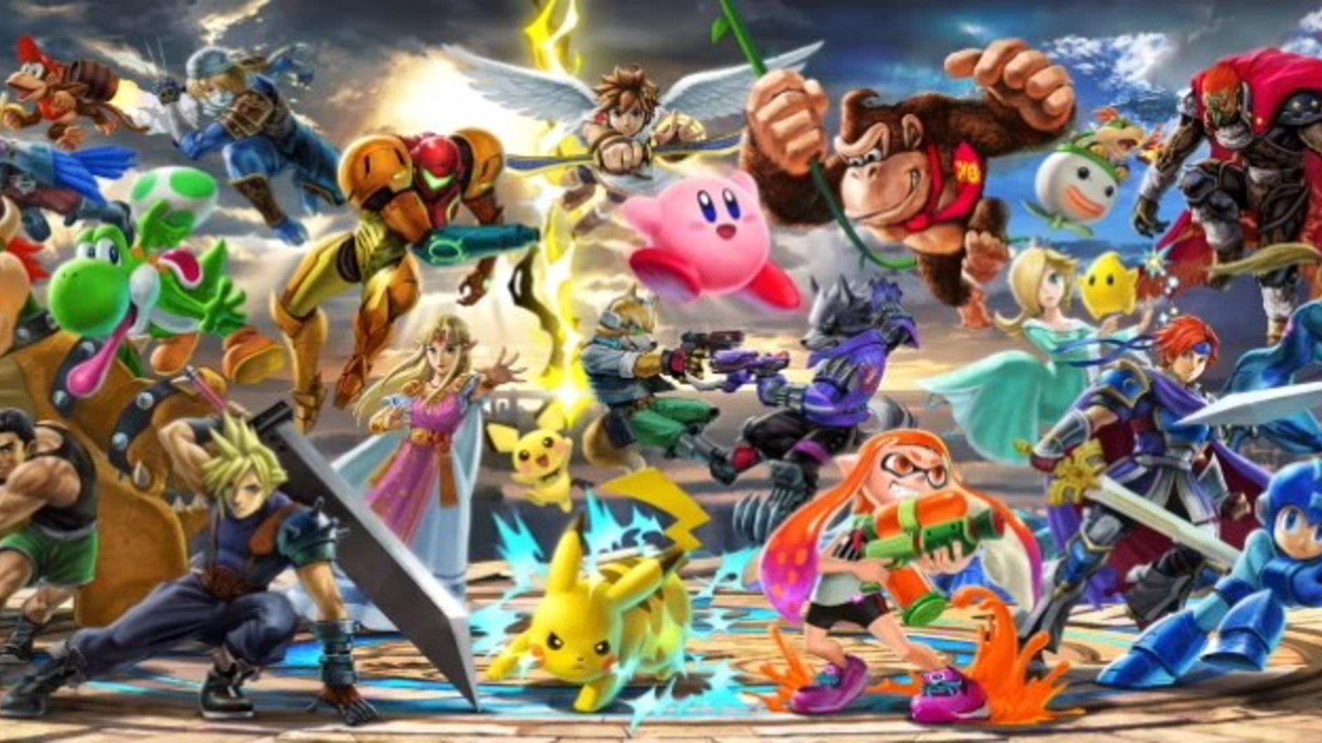 Personaggi Super Smash Bros battaglia, 1920x1080 Full HD, Laptop
