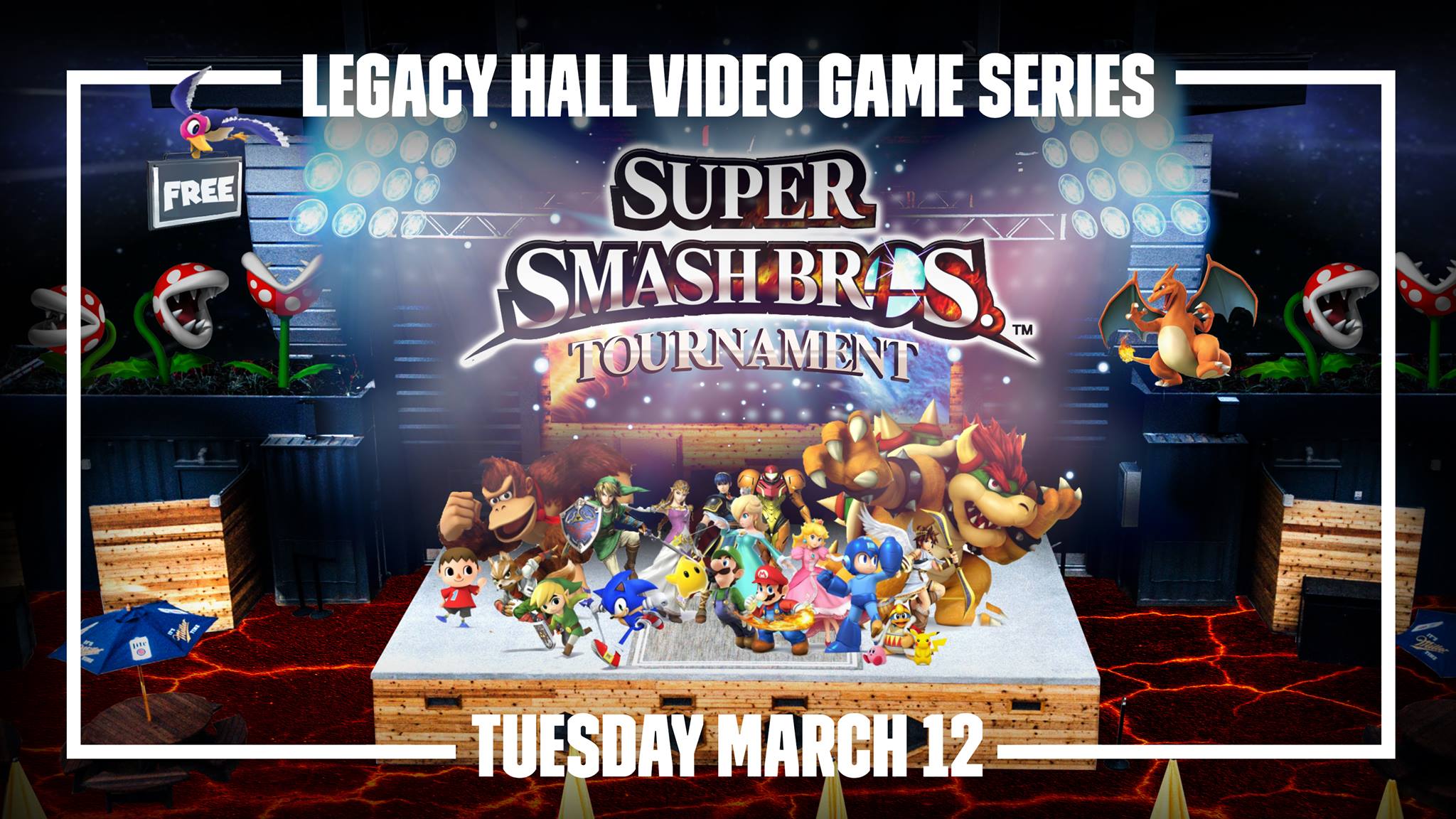 Personaggi Smash Bros battaglia arena, 1920x1080 Full HD 1080p, Desktop