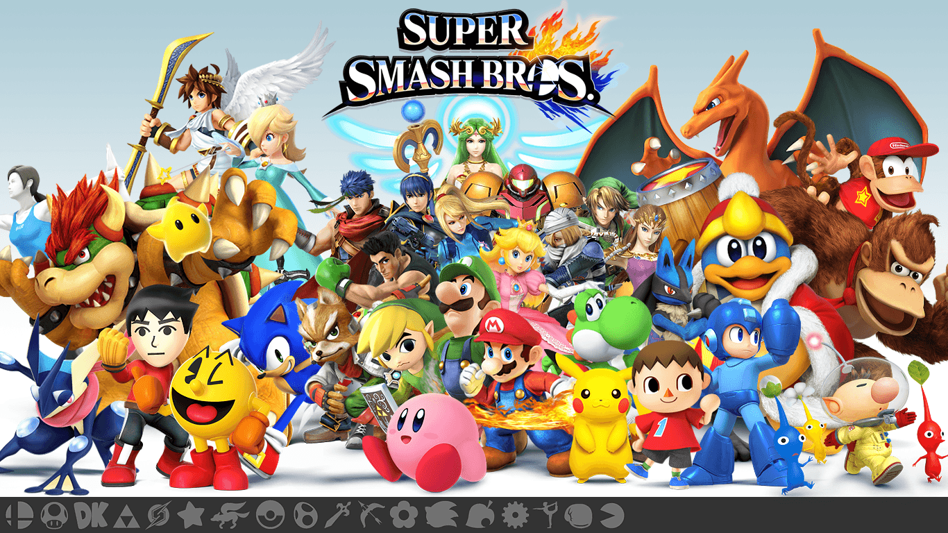 Personaggi Super Smash Bros N64, 1366x768 HD, Desktop