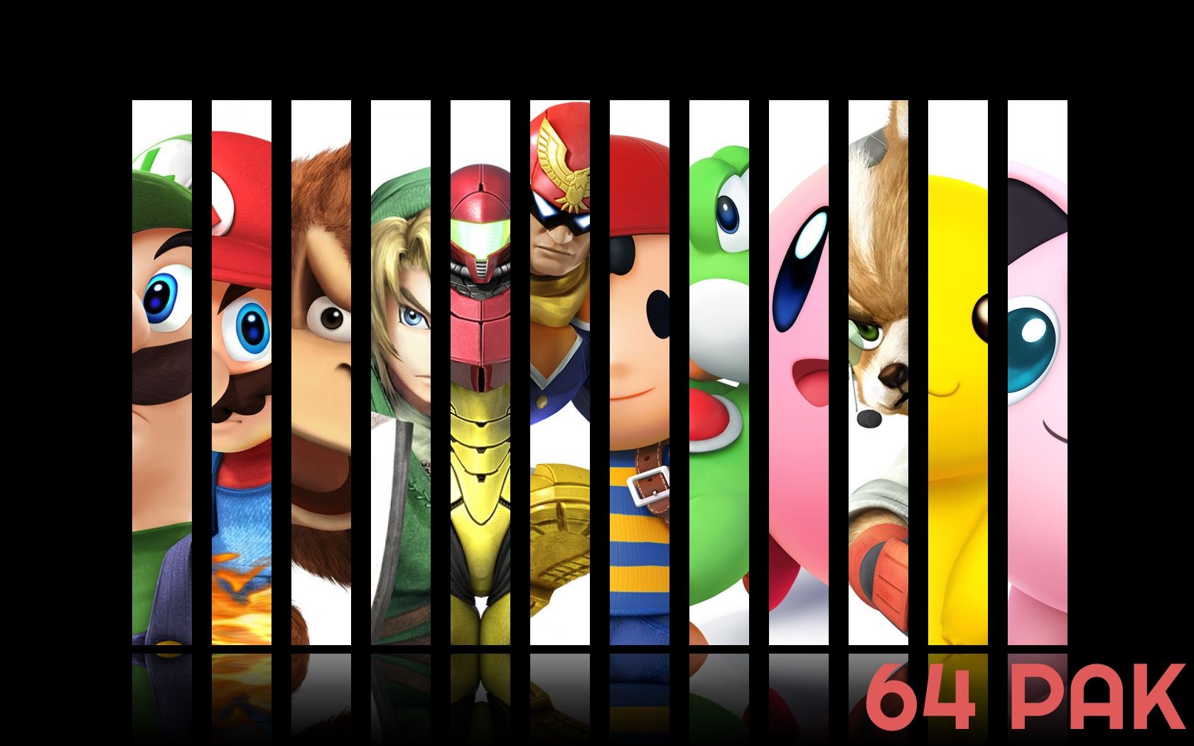 Roster Super Smash Bros 64, 1680x1050 900p, Desktop