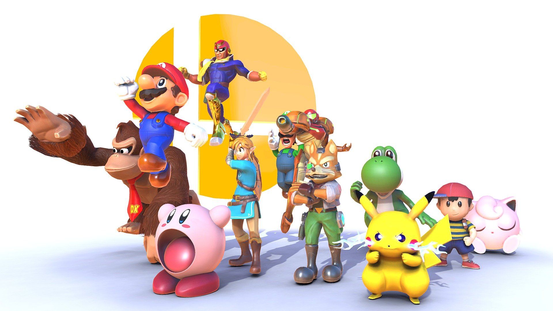 Personaggi Super Smash Bros N64, 1920x1080 1080p, Desktop