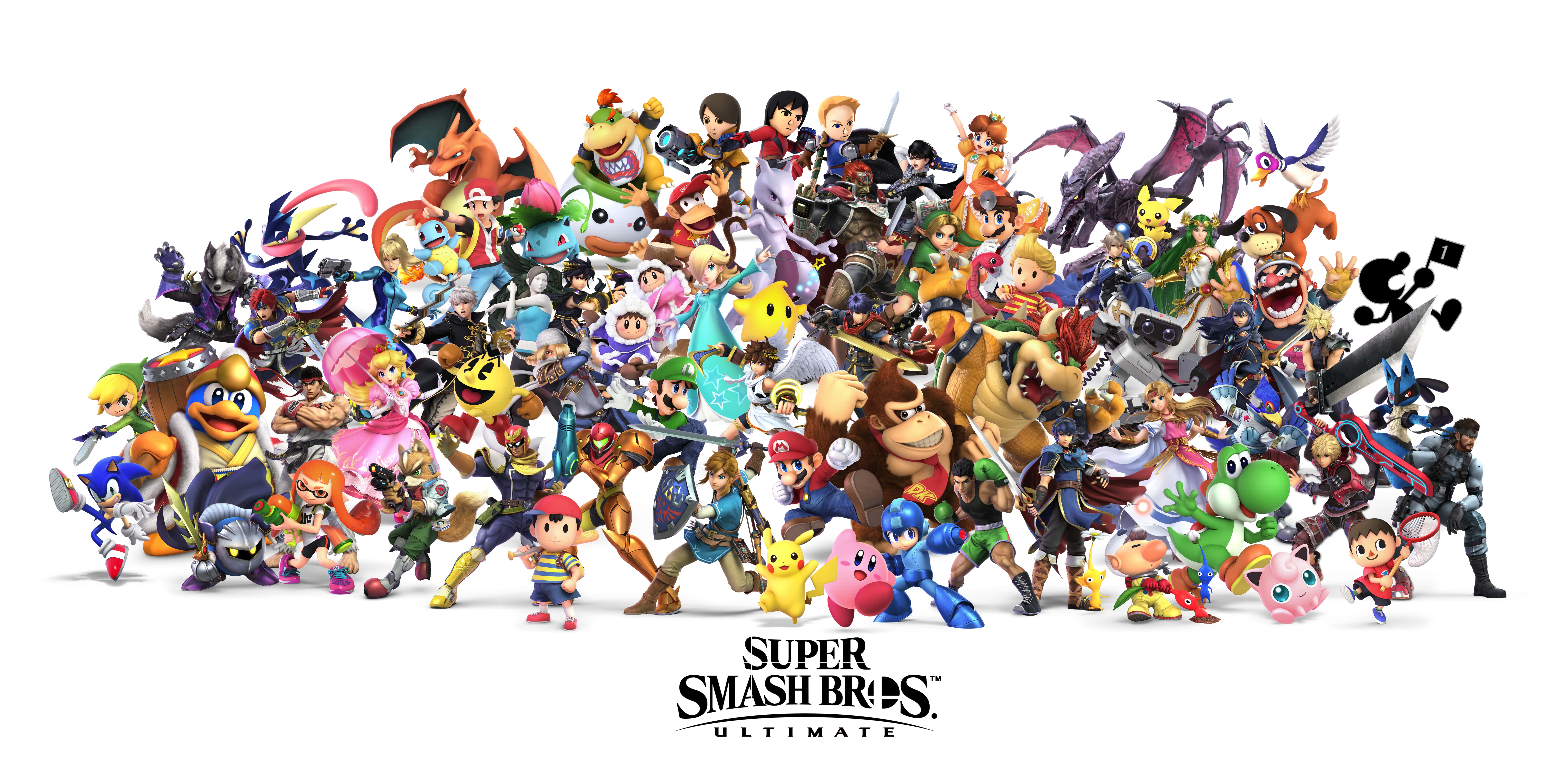 Personaggi Super Smash Bros Ultimate, 9272x4587 UHD, PC 4K