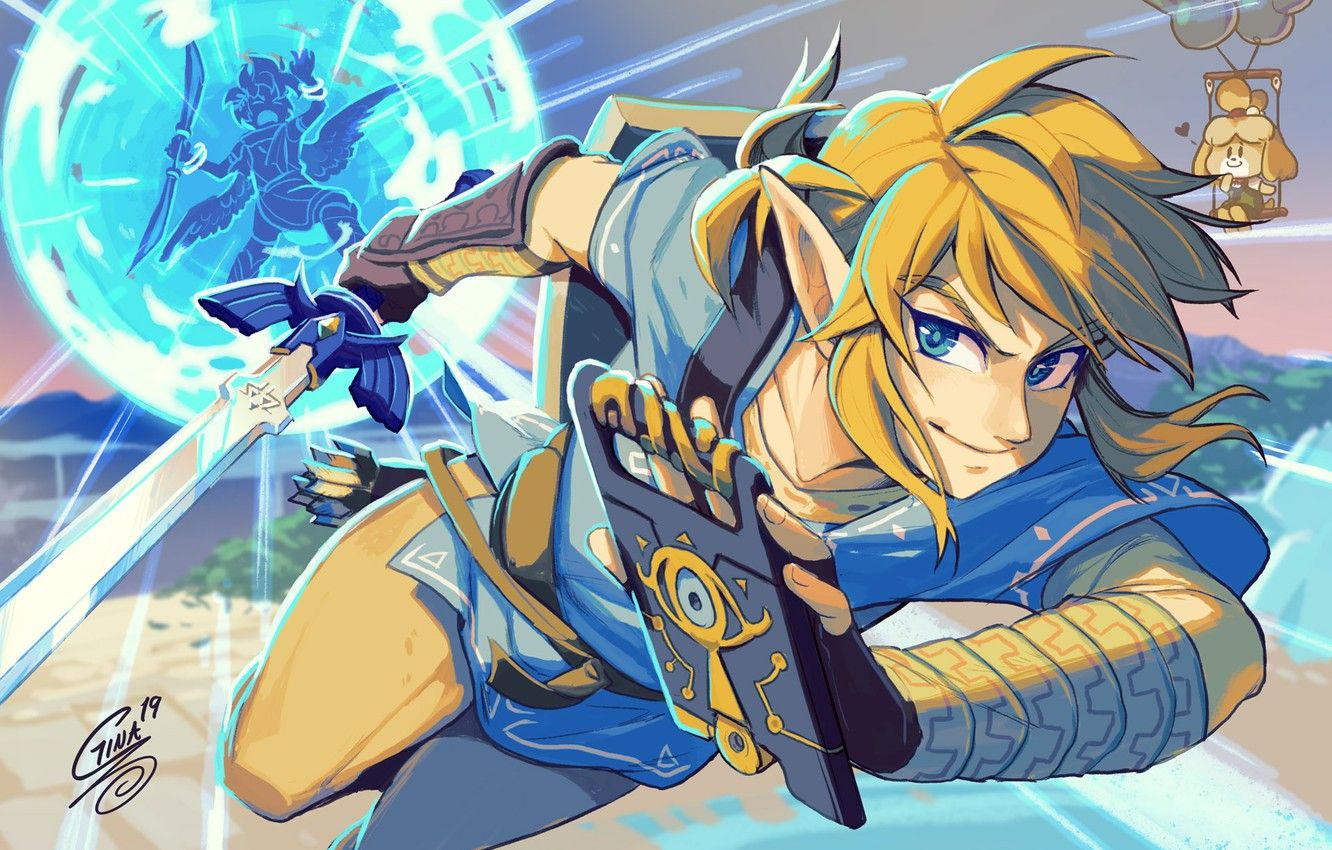 Link, Super Smash Bros, The Legend of Zelda, 1332x850 720p, Laptop