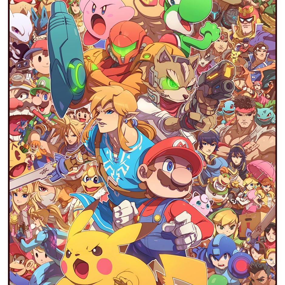 Personaggi Super Smash Bros Ultimate, 940x940 HD, iMac