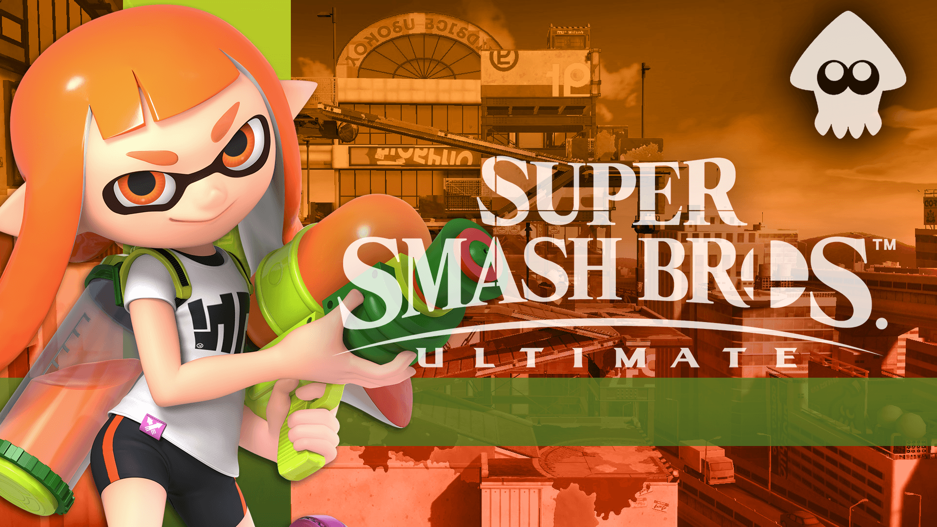 Inkling Splatoon Super Smash Bros, 1920x1080 Full HD, Laptop