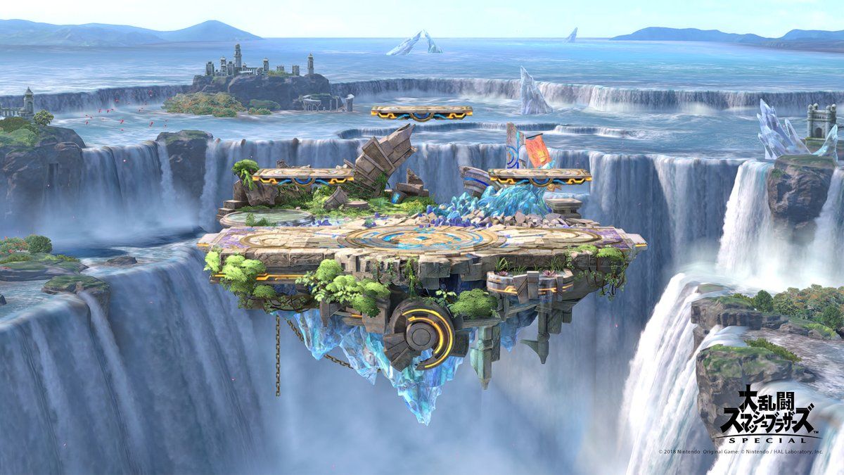 Isola volante Super Smash Bros, 1200x675 HD, Laptop