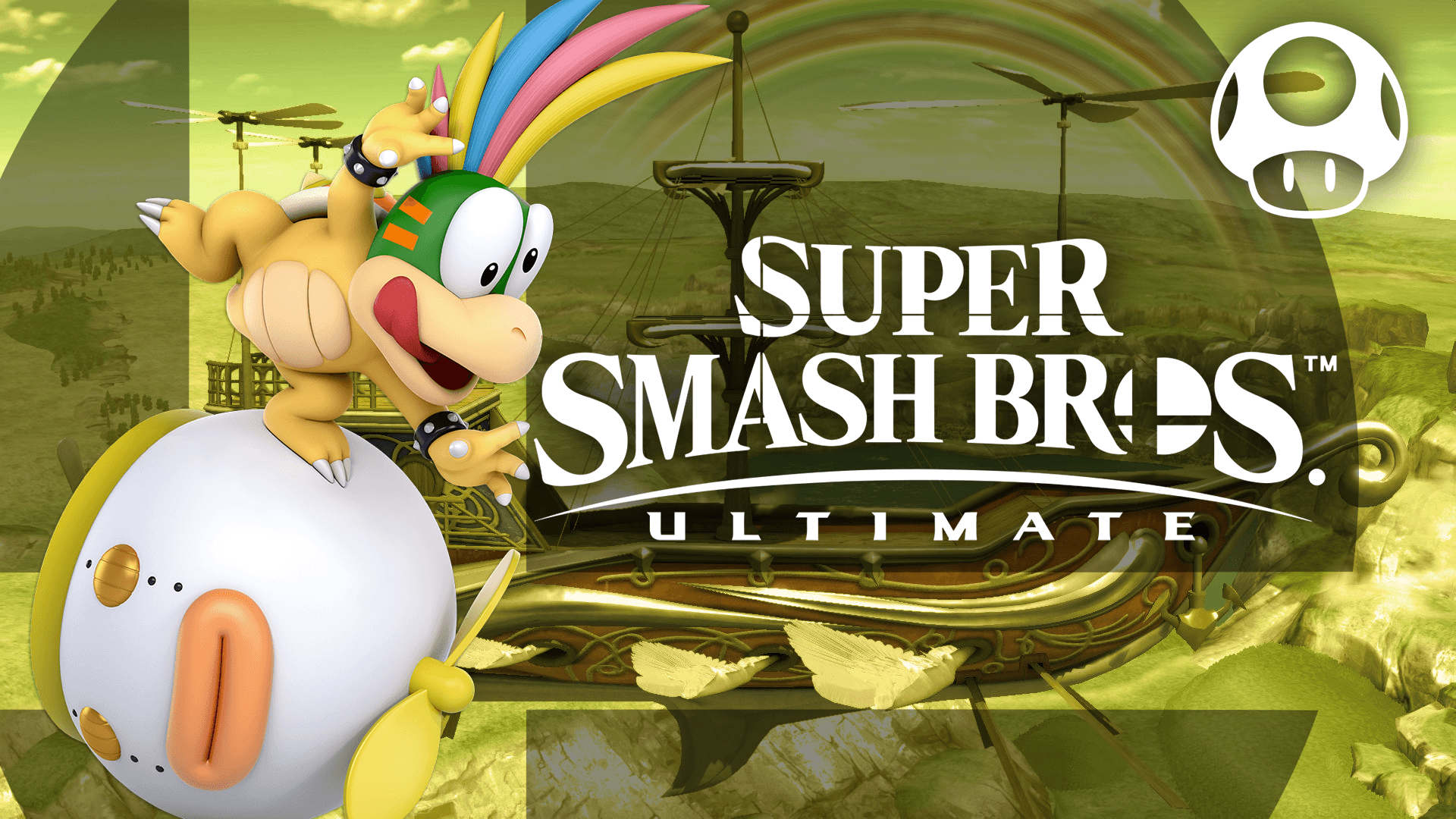 Lemmy Koopa Super Smash Bros, 1920x1080 Full HD, Desktop
