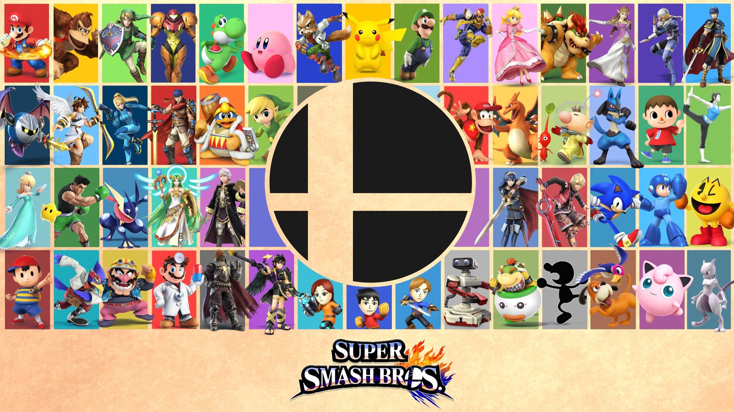 Personaggi Super Smash Bros Ultimate, 2560x1440 QHD, Laptop