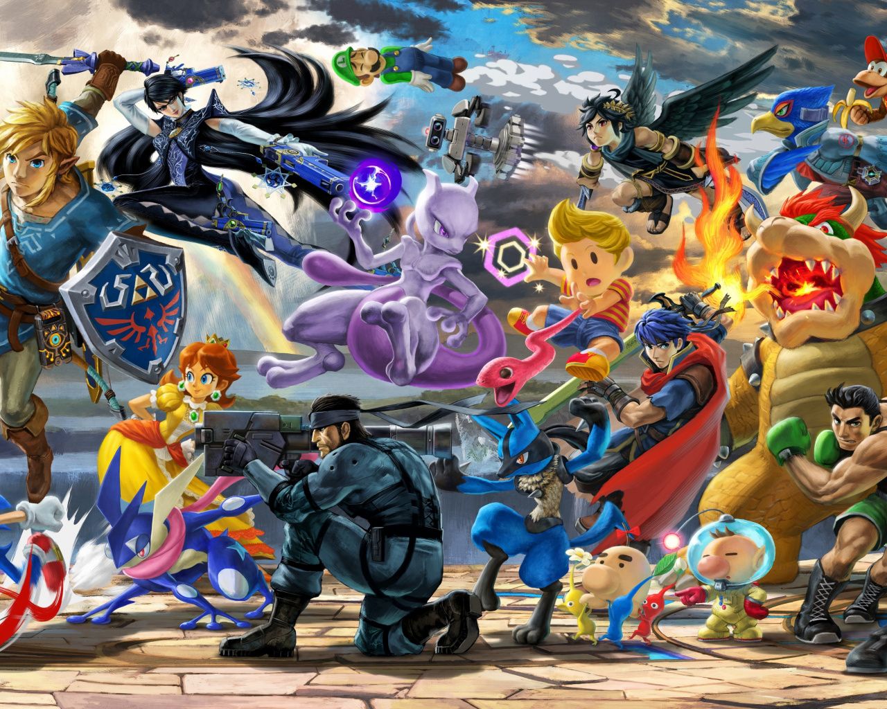 Personaggi Super Smash Bros Ultimate, 1280x1024 720p, Acer Nitro