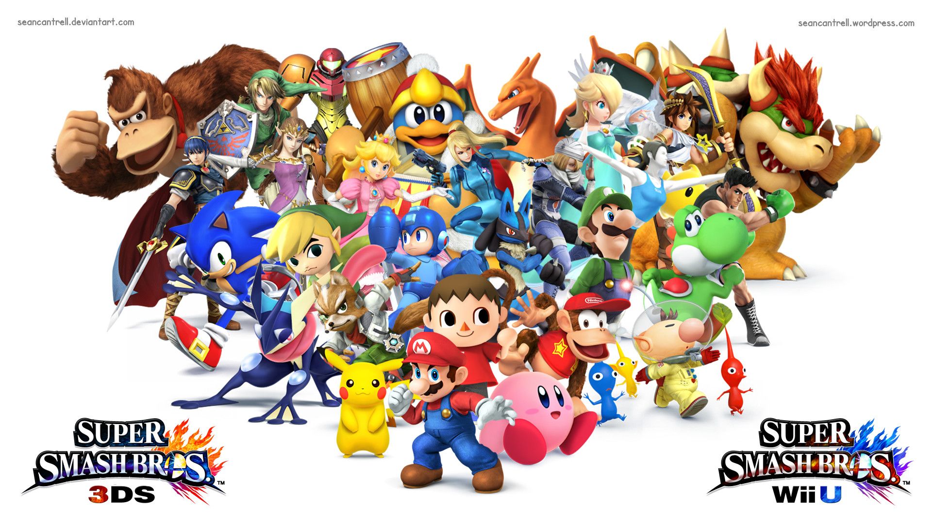 Personaggi Super Smash Bros Wii U, Nintendo, 1920x1080 Full HD 1080p, PC
