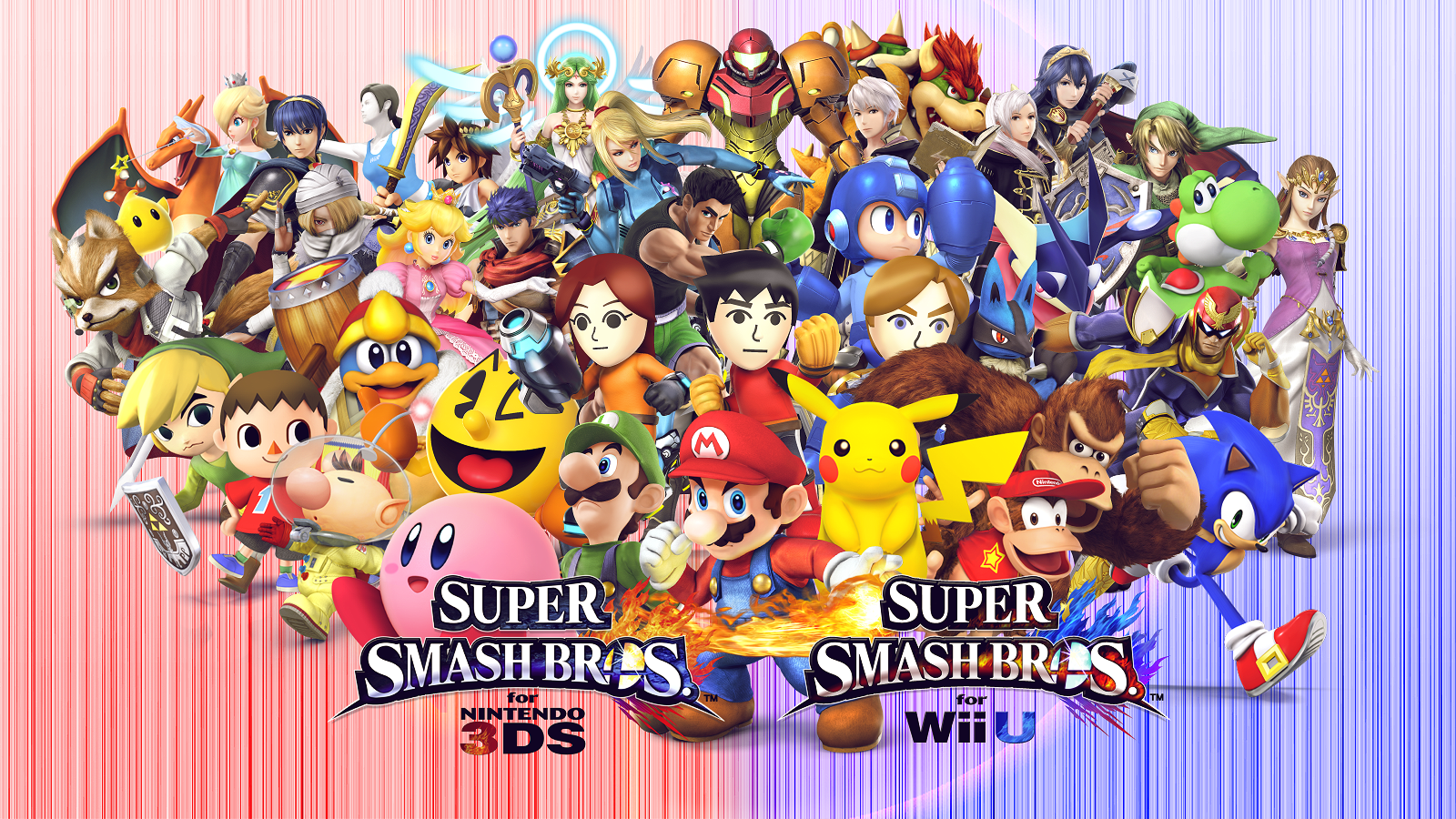 Personaggi Super Smash Bros collage, 1600x900 HD Ready, Laptop