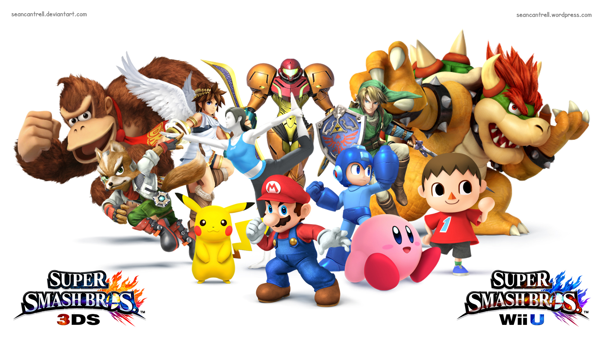 Personaggi Super Smash Bros Wii U, 1920x1080 Full HD, PC Desktop