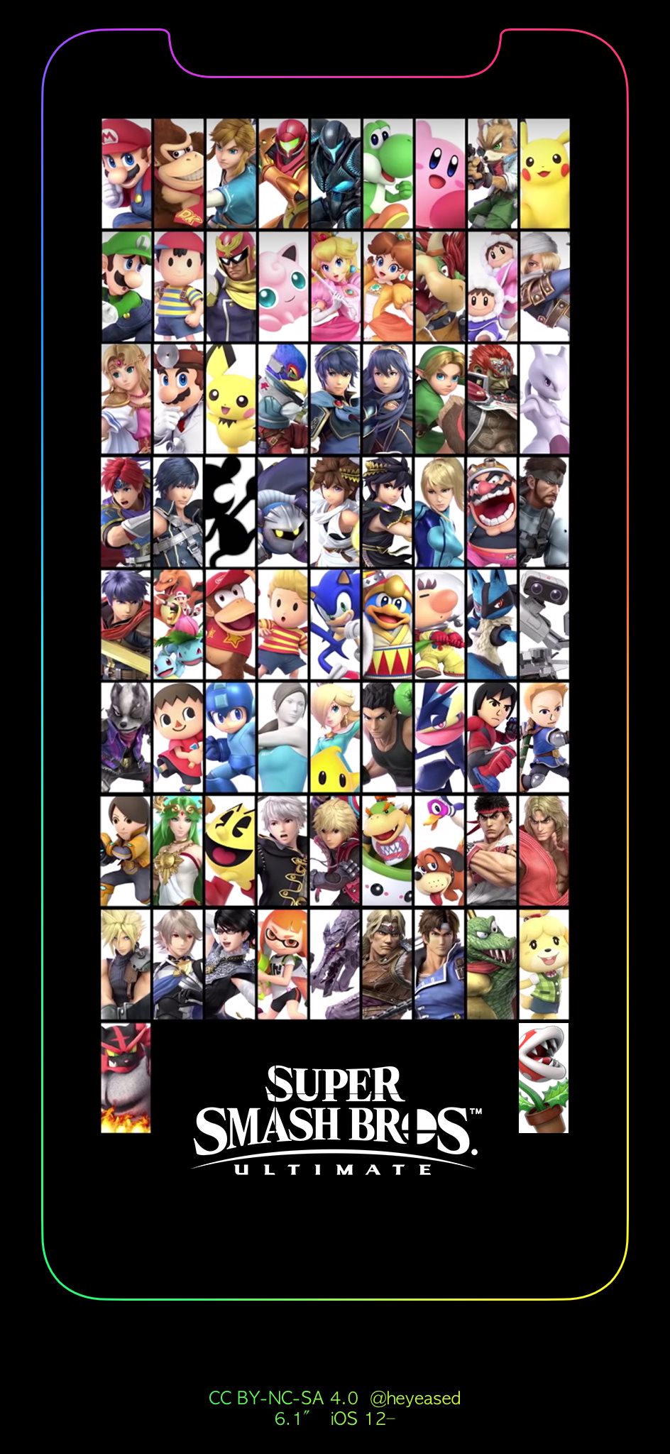 Personaggi Super Smash Bros Ultimate, 944x2048 Full HD Verticale, Samsung Galaxy