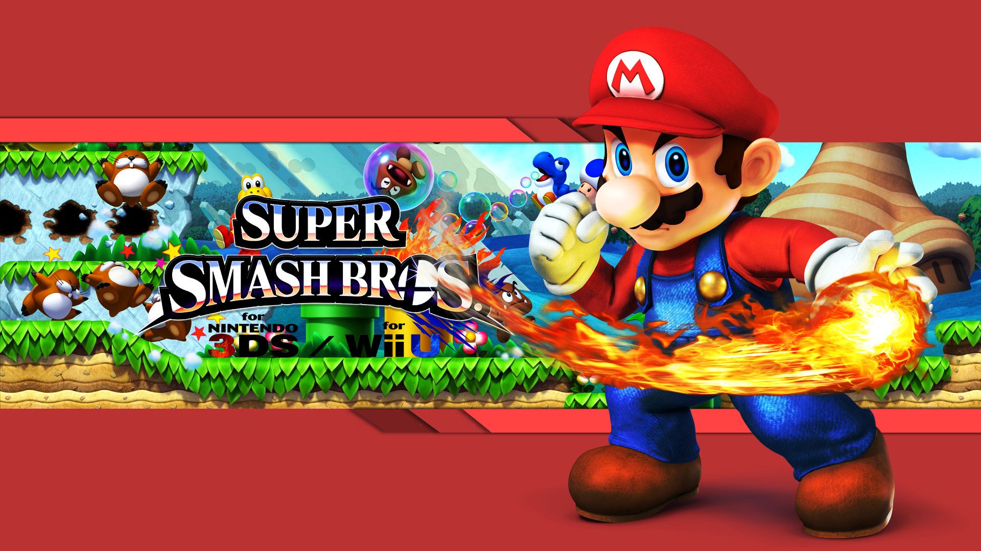 Mario Super Smash Bros, idraulico, 1920x1080 Full HD, PC