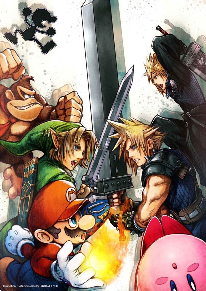 Personaggi Super Smash Bros illustrazione, 800x1127 Full HD Verticale, Realme