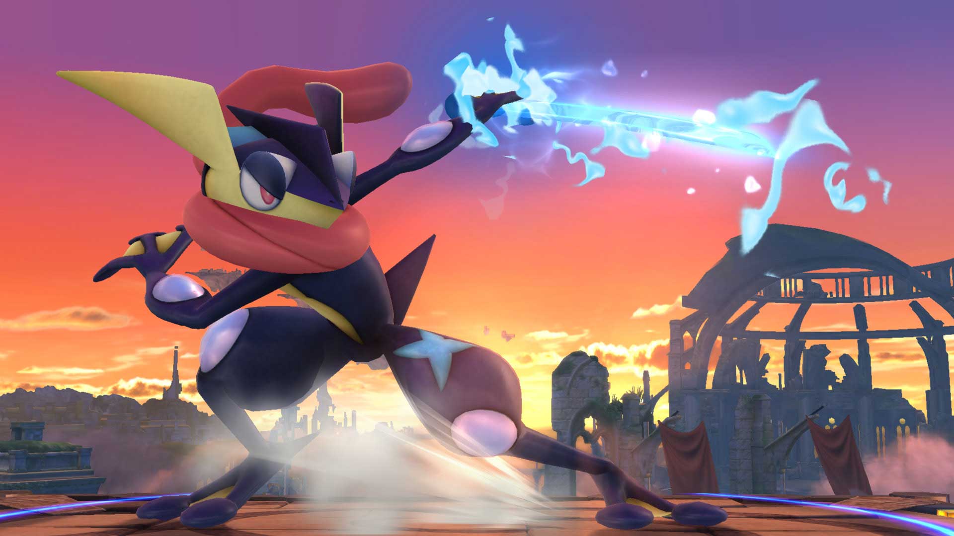 Personaggio Smash Bros al tramonto, 1920x1080 Full HD, Desktop