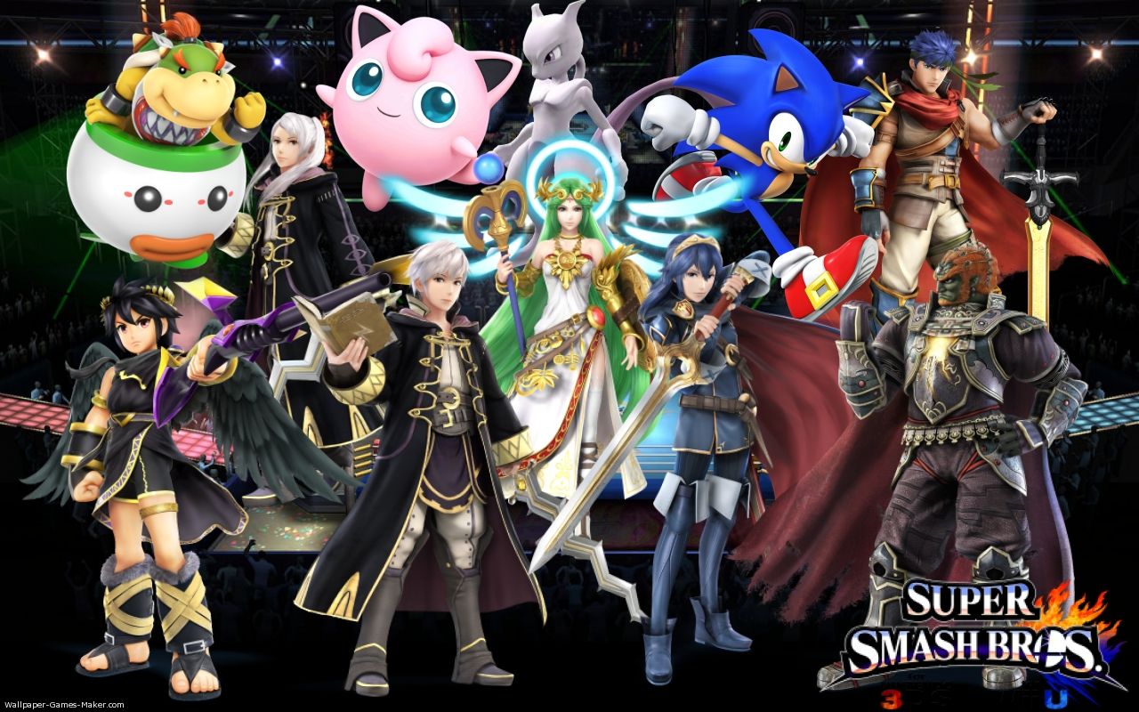 Personaggi Super Smash Bros Wii U, 1280x800 720p, Laptop