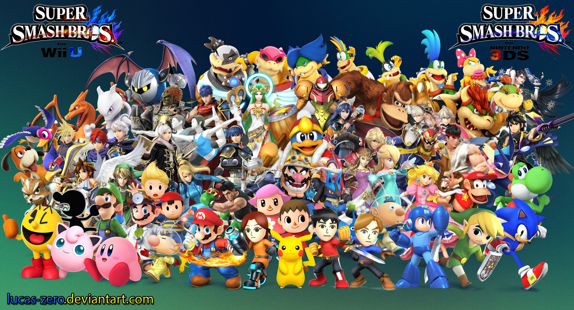 Personaggi Super Smash Bros gruppo, 2000x1080 alta risoluzione, Desktop